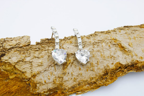 Pendientes de Plata Piedras Cristal Swarovski - Imagen 6