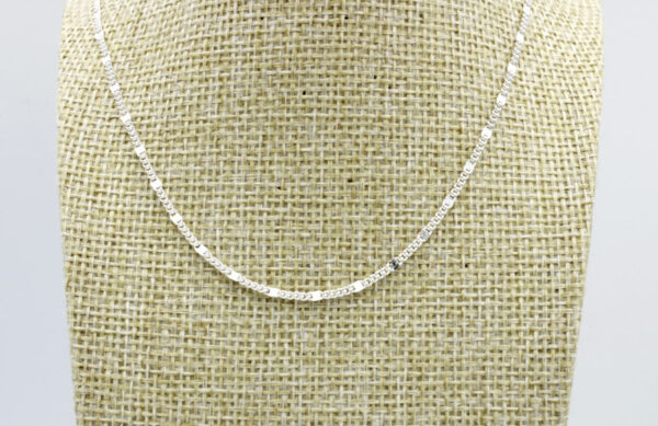 Cadena Fantasia en Plata de Ley 42 - 47 cm - Imagen 4