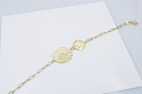Pulsera de Plata Chapada ley 925 - Imagen 2
