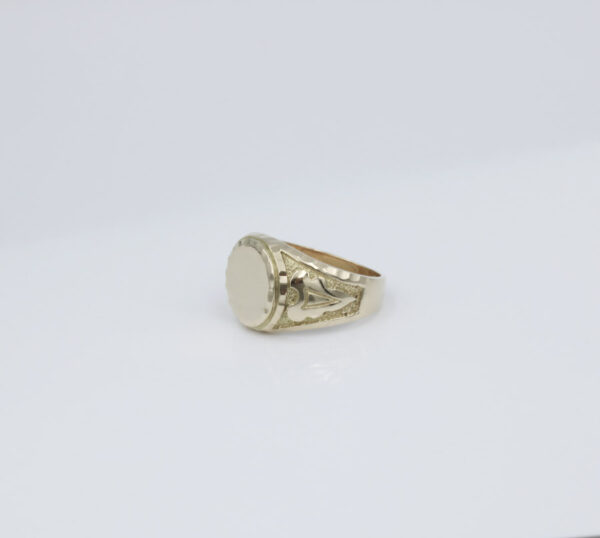 Sello  Oro 18k 750 mls redondo. hombre - Imagen 4