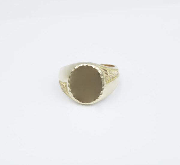 sello oro 18k para hombre