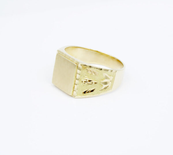 Sello oro 18k hombre