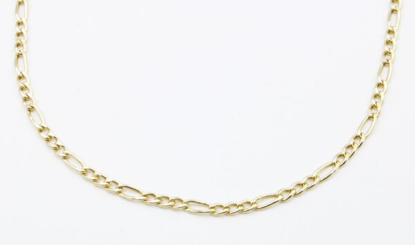 Cadena de Oro 18K Modelo Fígaro 45 cm