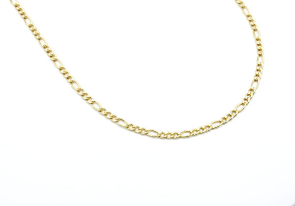 Cadena de Oro 18K Modelo Fígaro 40 cm - Imagen 3