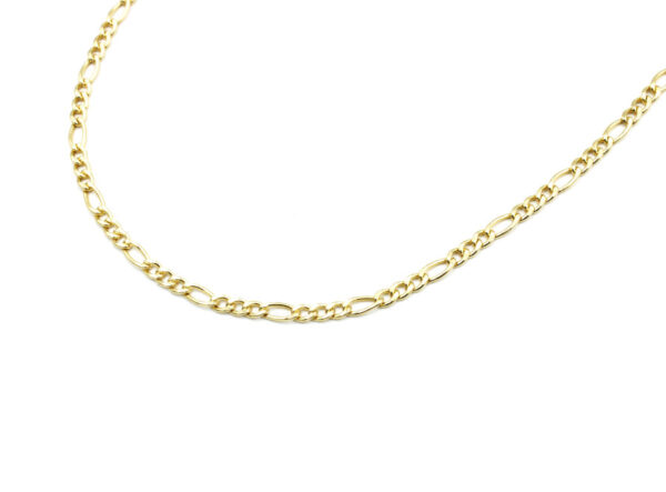 Cadena de Oro 18K Modelo Fígaro 40 cm - Imagen 2