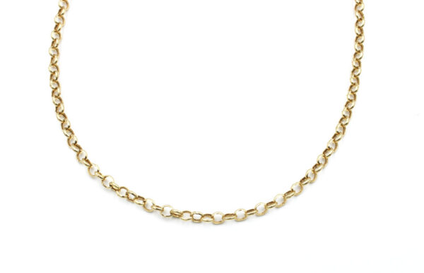 Cadena Rolo en Oro Ley