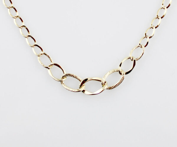 Gargantilla oro 18k eslabones de 45 cm