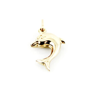 Colgante Delfin en oro 18 k