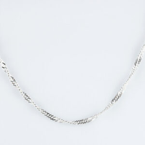 Cadena modelo Singapur en Plata Ley 925 50 cm