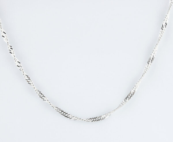 Cadena modelo Singapur en Plata Ley 925 50 cm