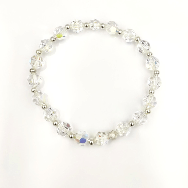 Pulsera con piedras de cristal swarovski detalle