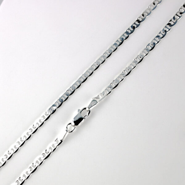 Cadena de Ancla o Barco Plata ley 925. 3x50cm - Imagen 5