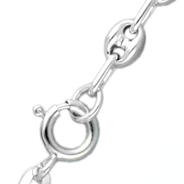 Cadena modelo Calabrote en Plata Ley. 50 cm maciza