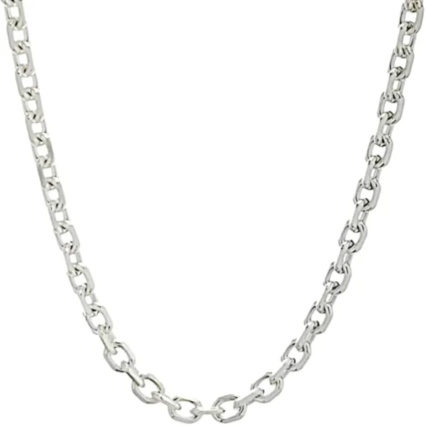 Cadena modelo Forzada en Plata ley 925.