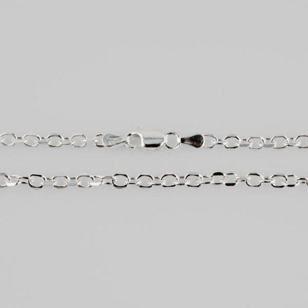 Cadena modelo Forzada en Plata ley 925.