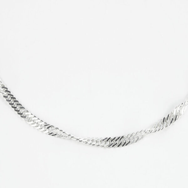 Cadena Singapur en Plata Ley 925. 40 cm