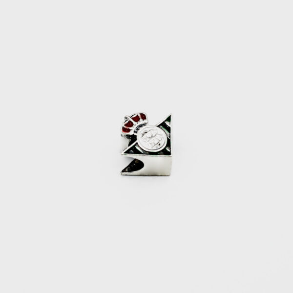 Charms Escudo del Betis Plata Ley y esmalte color - Imagen 2