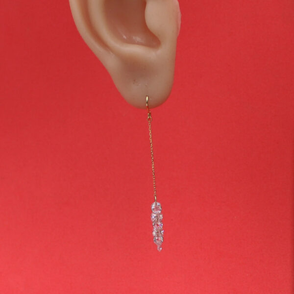 Pendientes Cristal en Plata ley chapados - Imagen 7