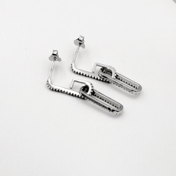 Pendientes MAREA DO2001/BR. Circonitas colores .Plata Ley