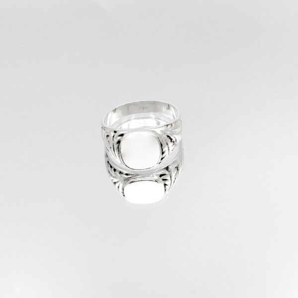 Sortija Modelo Sello para Hombre en Plata ley 925