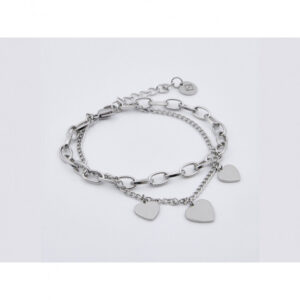 Pulsera Avanty AV0072 en acero con Corazones