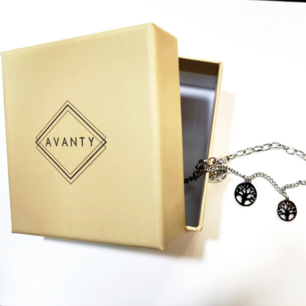 Pulsera Avanty AV0075 Arbol de la Vida Doble en Acero - Imagen 3