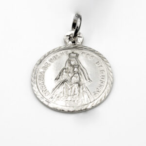 Medalla de Dos Hermanas Virgen de Valme en Plata ley 925