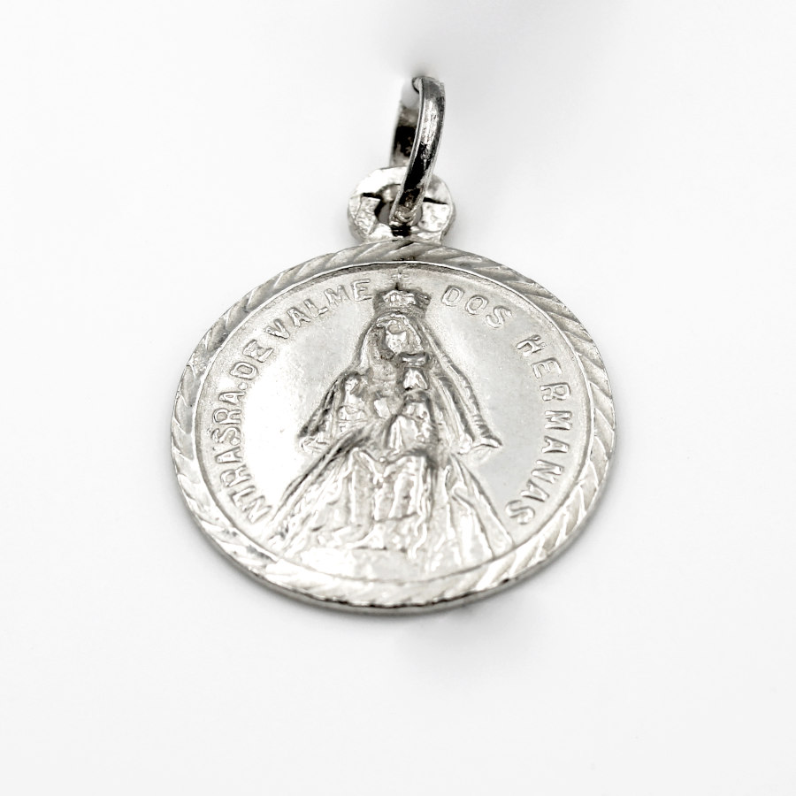Medalla de Dos Hermanas Virgen de Valme en Plata ley 925
