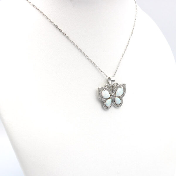 Gargantilla Cruz con Piedras de Colores en Plata ley 925 Rodiada
