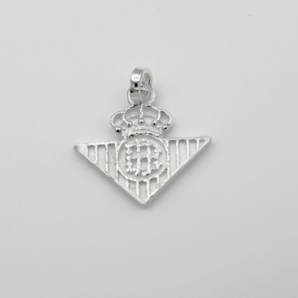 Colgante Real Betis Balompíe en Plata ley macizo