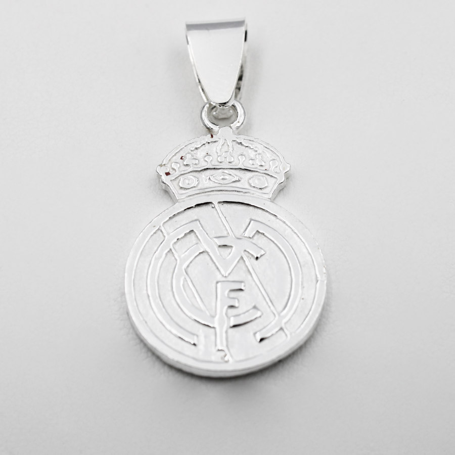Colgante.Medalla Escudo Real Madrid C.F. en Plata ley 925