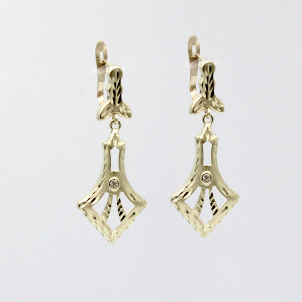 Pendientes largos Cordobeses en Oro 18 k - Imagen 2