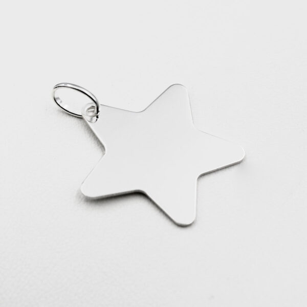 Colgante Estrella en Plata Ley 925 - Imagen 3