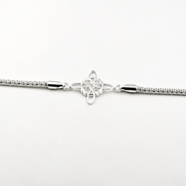 Pulsera Nudo de Bruja en Plata Ley 925