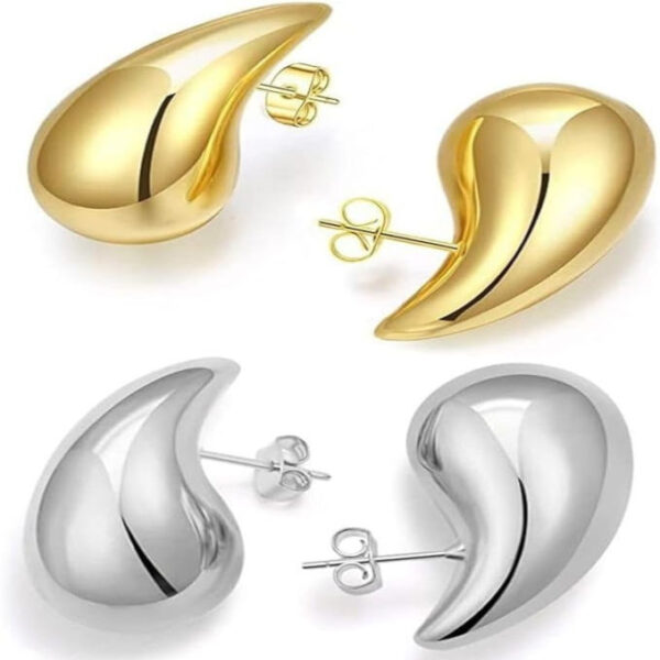 Pendientes Lágrima Plata Ley 925 presión