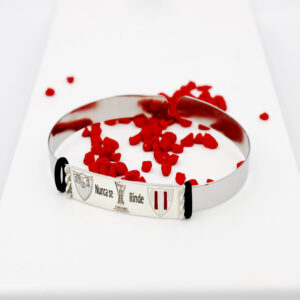 Pulsera Sevilla CF. Hombre en acero y Plata. Nunca se Rinde