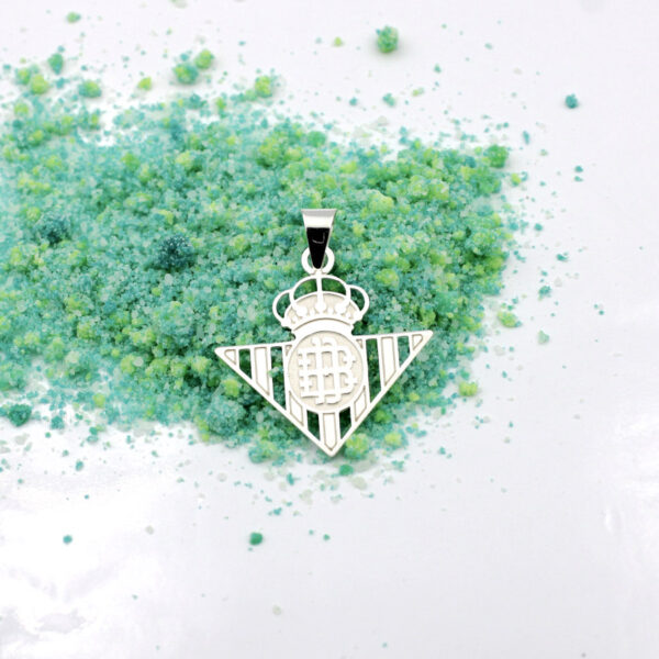 Colgante Real Betis Balompíe en Plata Ley 925 Laser