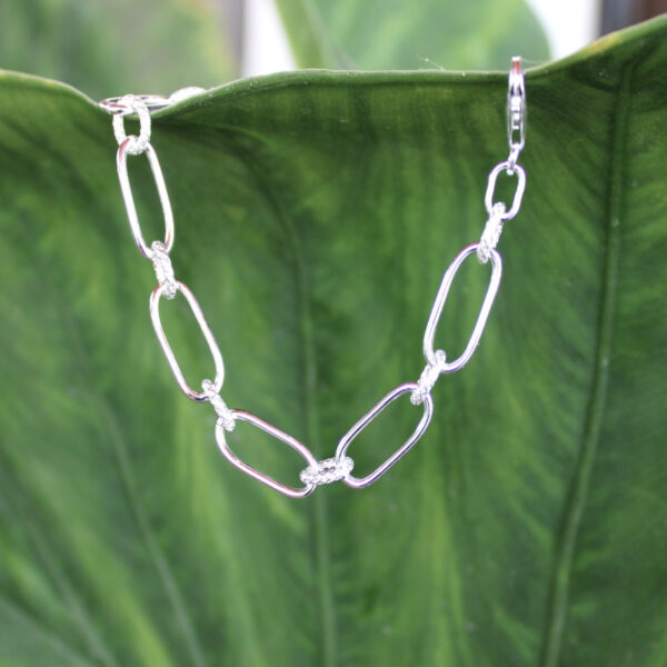 Pulsera eslabones en Plata Ley 925
