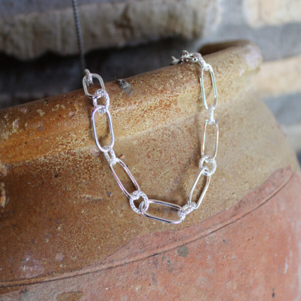 Pulsera  Eslabones en Plata ley 925 - Imagen 3