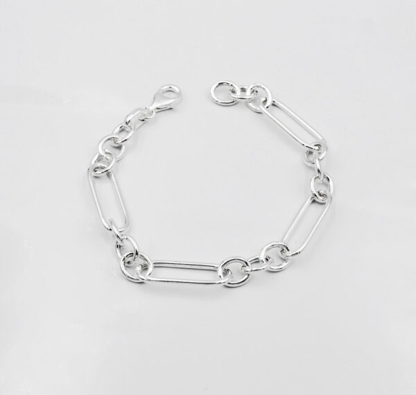 Pulsera eslabones en Plata Ley 925