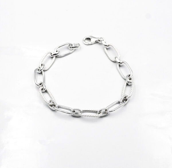 Pulsera eslabones en Plata ley 925