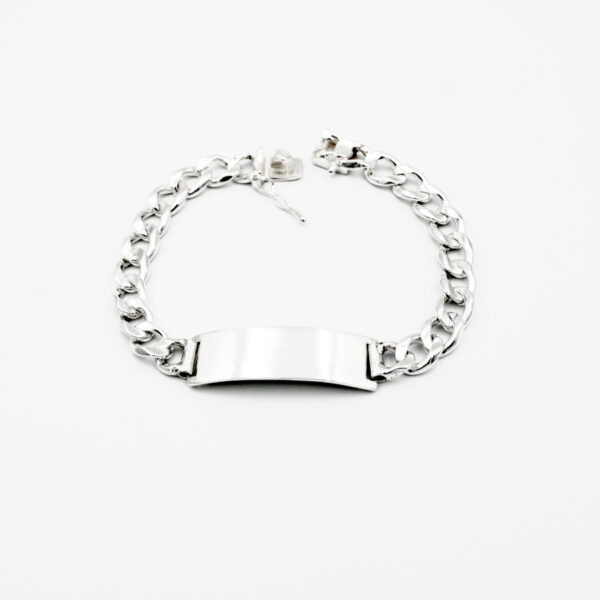 esclava Eslabones Barbada en Plata Ley 925