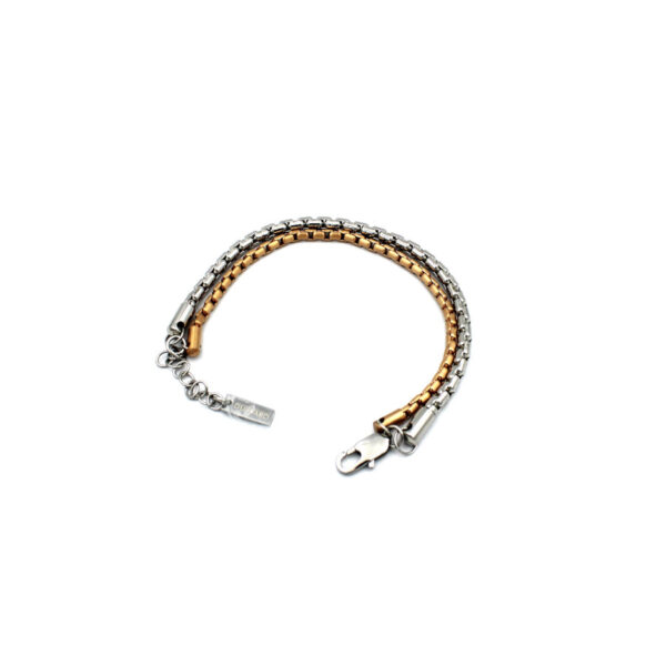 Pulsera  DUWARD. DT3044.00 en Acero Doble Hilo Bicolor - Imagen 3