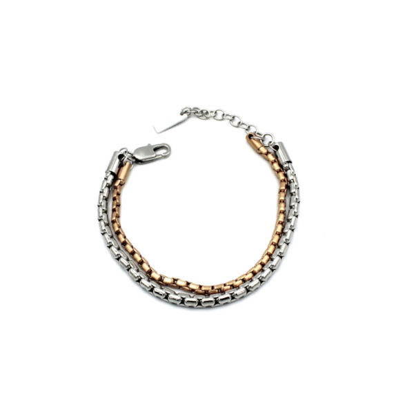 Pulsera  DUWARD. DT3044.00 en Acero Doble Hilo Bicolor - Imagen 4
