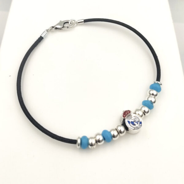 Pulsera Real Madrid Plata Ley 925 y Zamak