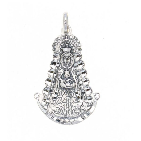 Medalla Virgen del Rocío silueta