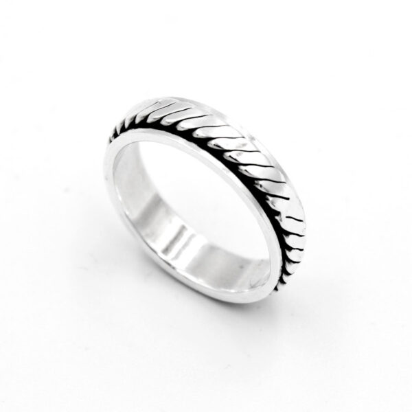 Anillo Antiestrés en Plata de Ley 925
