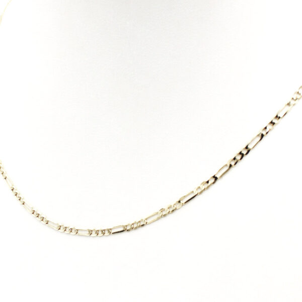 Cadena Modelo Fígaro en Oro 9k.50 cm