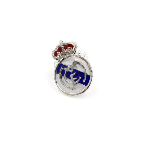 Pin solapero  Real Madrid del Escudo en color. Plata Ley - Imagen 5