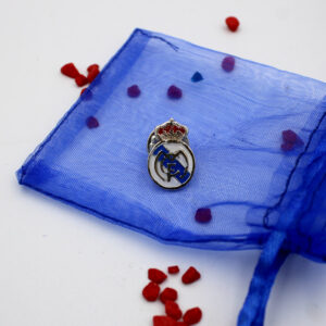 Pin solapero Real Madrid del Escudo en color. Plata Ley